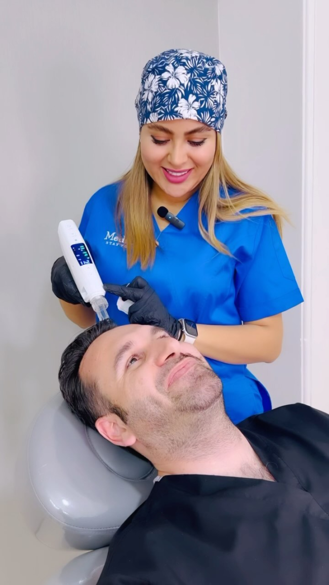 اگزوزوم تراپی مو توسط دکتر شعله زکی خانی