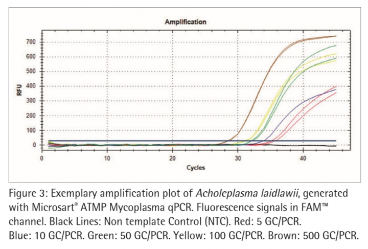 GC and CFU Correlation Of 9 Mycoplasma spp Examined With Sar